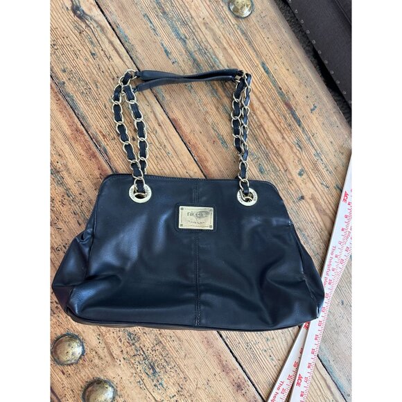 Nicole Miller Womens Black Purse shoulder strap - Picture 1 of 6